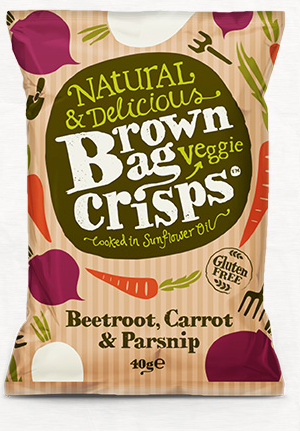 Brown Bag Vegetable Crisps 120g