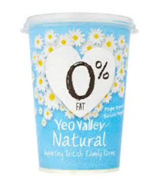 Yeo Valley 0% Natural Yoghurt 500g